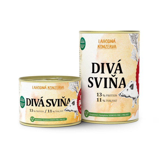 Divá Sviňa – Konzervy 180 g